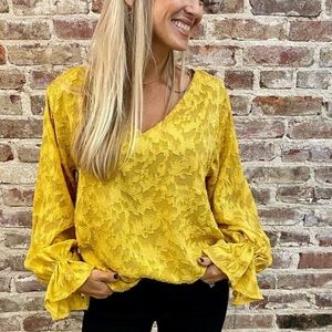 Mustard blouse